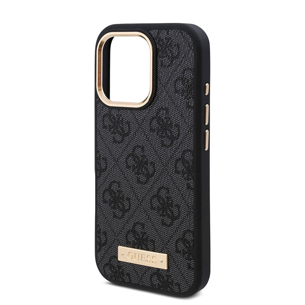 Guess iPhone 16 Pro Max Orjinal Lisanslı Magsafe Şarj Özellikli 4G Desenli PU Metal Plaka Klasik Logolu Telefon Kılıfı - 14 Guess iPhone 16 Pro Max Orjinal Lisanslı Magsafe Şarj Özellikli 4G Desenli PU Metal Plaka Klasik Logolu Telefon Kılıfı - 14